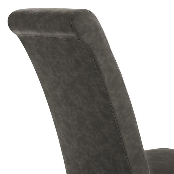 Spisebordsstol, ergonomisk - Gråmeleret,Sæt med 6 stk.