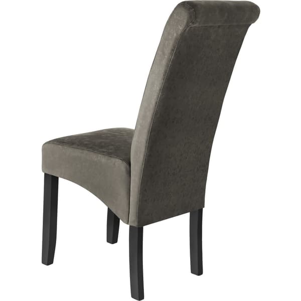 Spisebordsstol, ergonomisk - Gråmeleret,Sæt med 6 stk.