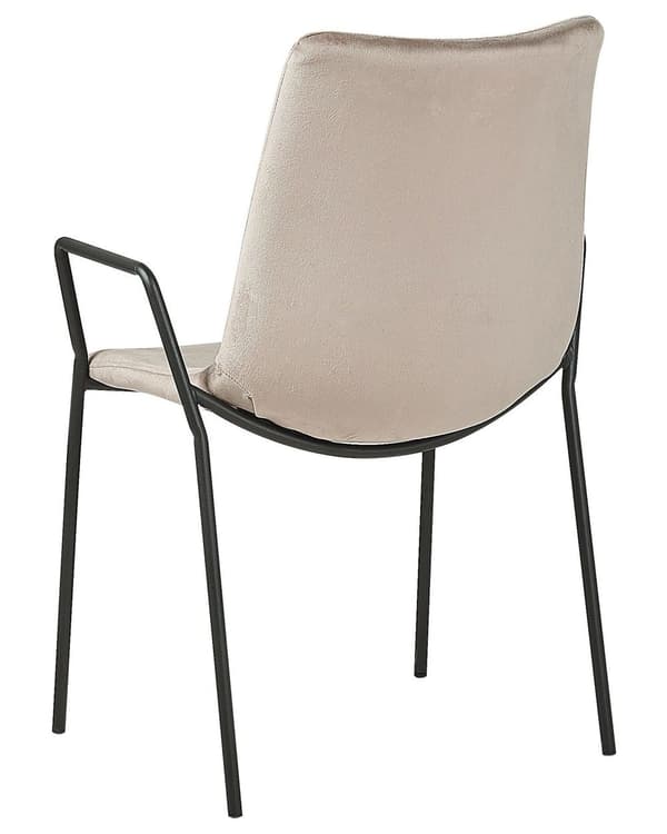 Tuoli ruskeanharmaa sametti verhoilu 2 kpl setti käsinojat pinottava elegantti glamour moderni tyyli