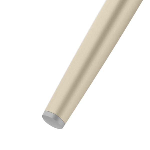 Spisebordsstol i kunstlæder, sæt - beige,Sæt med 8 stk.