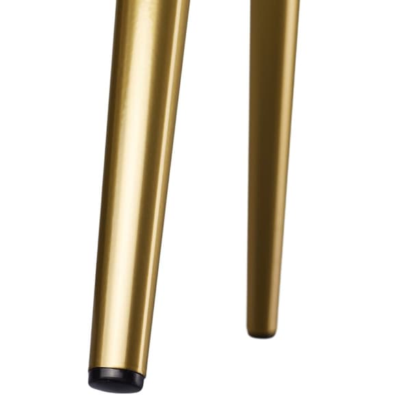 Stol Marilyn velour, guld - bordeaux/guld,Sæt med 6 stk.