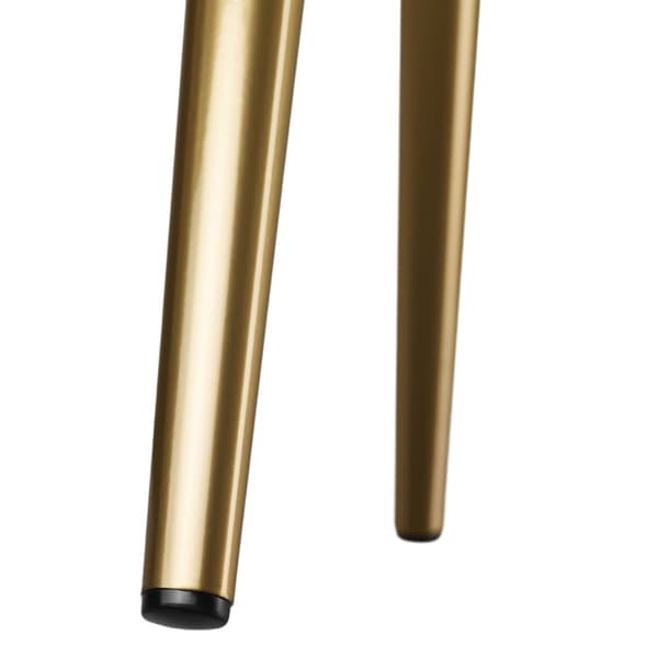 Stol Marilyn velour, guld - mørkegrøn/guld,Sæt med 4 stk.
