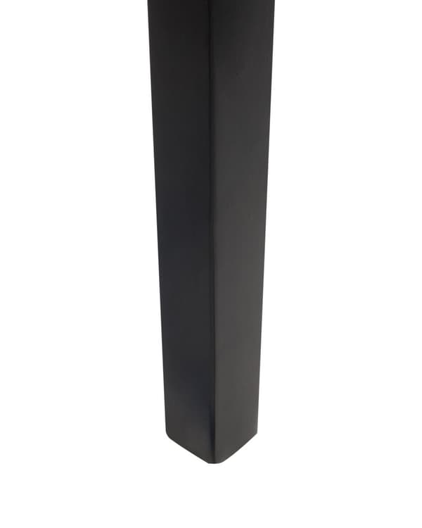 Sæt med 2 beige velourstole med sorte metalben til spisestuen retro minimalistisk stil