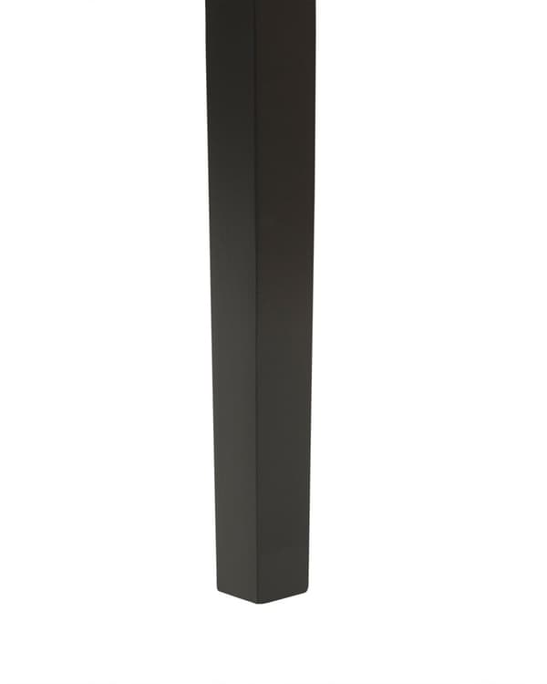 Sæt med 2 beige velourstole med sorte metalben til spisestuen retro minimalistisk stil