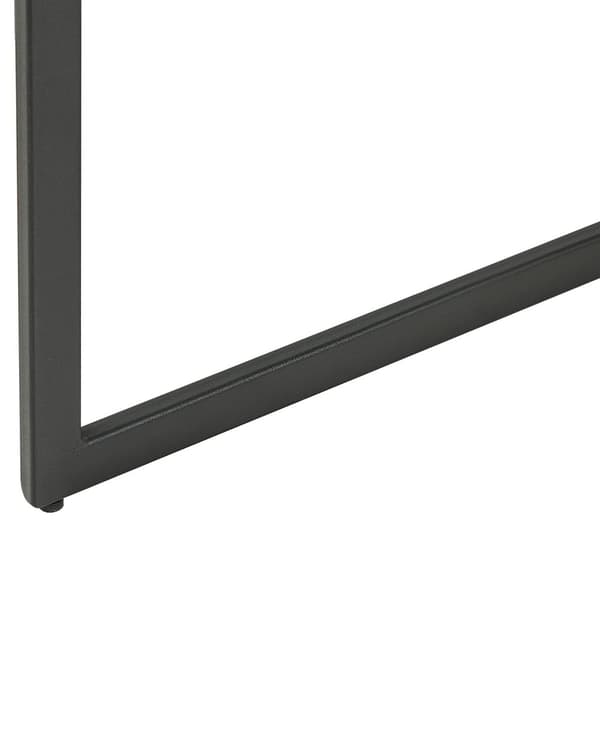 Et Sæt af 2 Blå Velourstole med Sort Metalben til Spisestuen Retro Moderne Stil