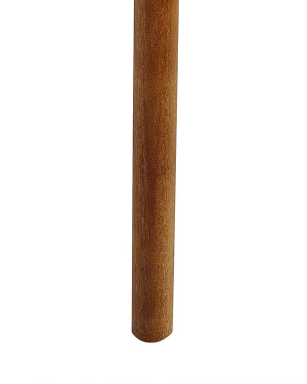 Spisebordsstole Sort Polyester Mørke Træben Sæt 43 x 58 x 82 cm Dekorative Polstrede Spisestole uden Armlæn Design Høj Ryg Køkkenstole