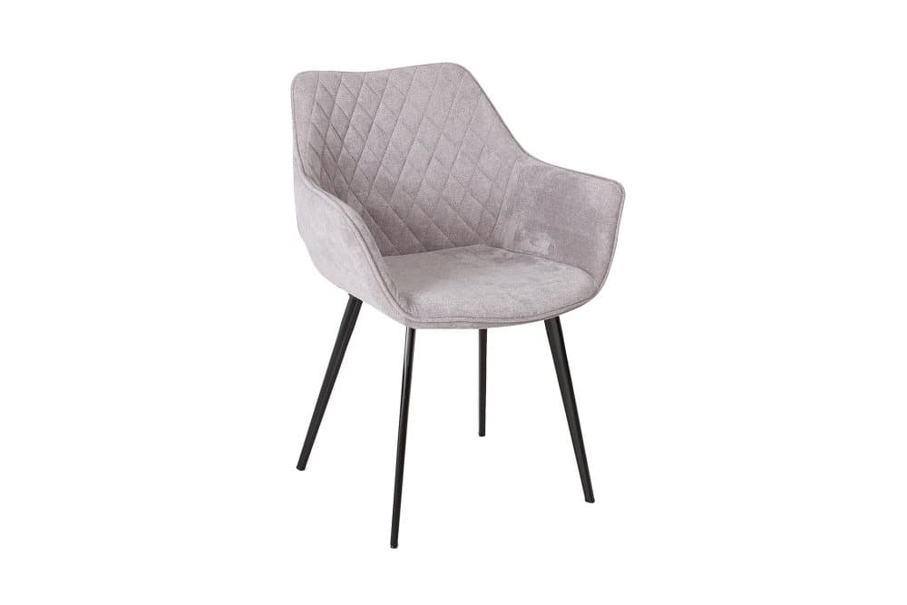 Stol Naomi 61x605xh47/84 cm Grått Tyg