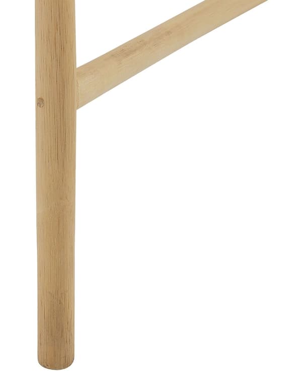 Lysebrun rattan stol højryggede armlæn hjem have balkon terrasse