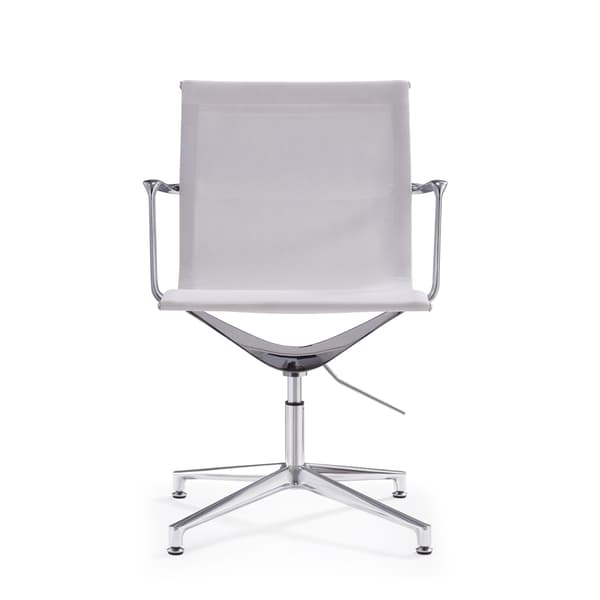Design konferensstol Monaco - Vit