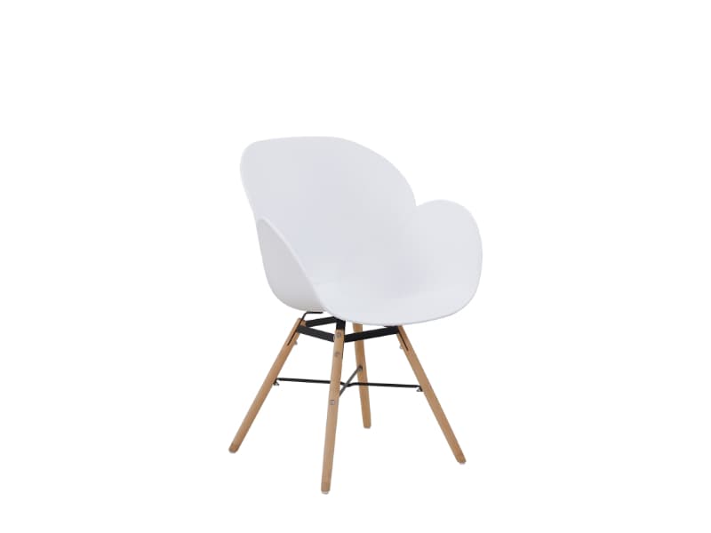 Mayook - Amalia stol - vit - Set per 2