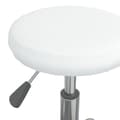 Miniatyrbild 5 av 6: vidaXL Matstol vit konstläder