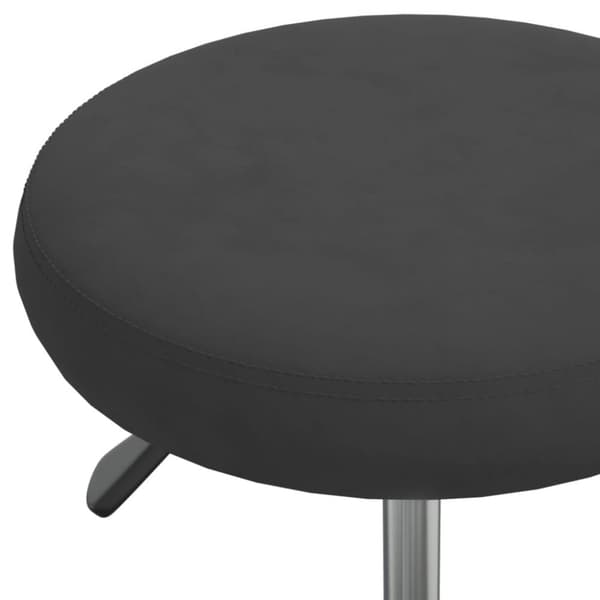 vidaXL Matstol svart sammet
