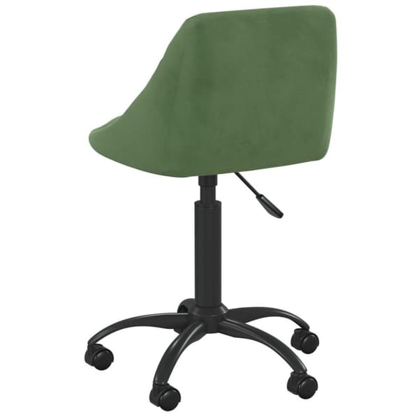 vidaXL Matstol mörkgrön sammet