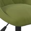 Miniatyrbild 6 av 10: vidaXL Matstol ljusgrön sammet