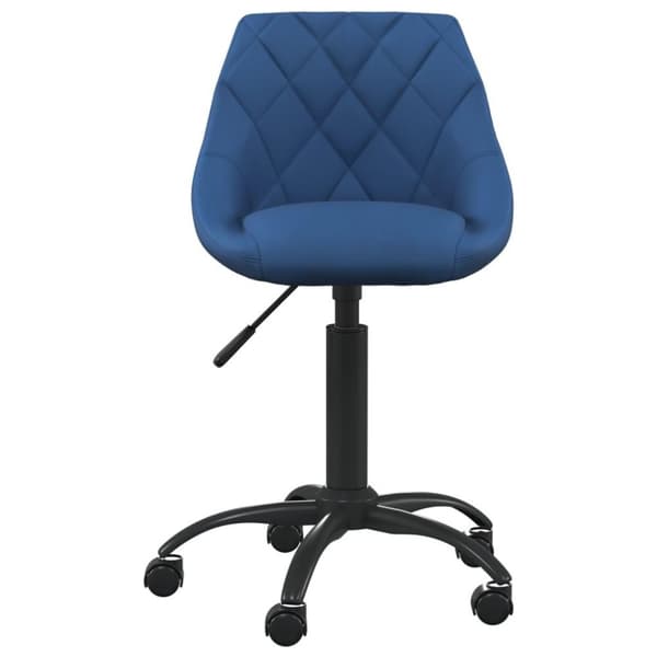 vidaXL Matstol blå sammet