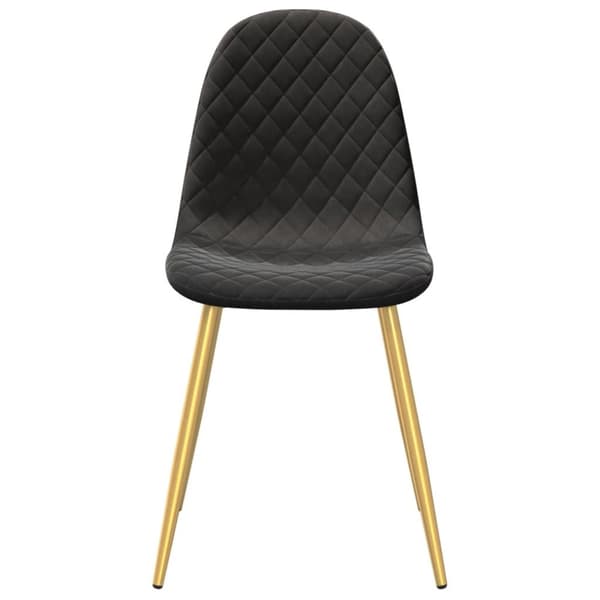 vidaXL spisebordsstole 6 stk. velour sort