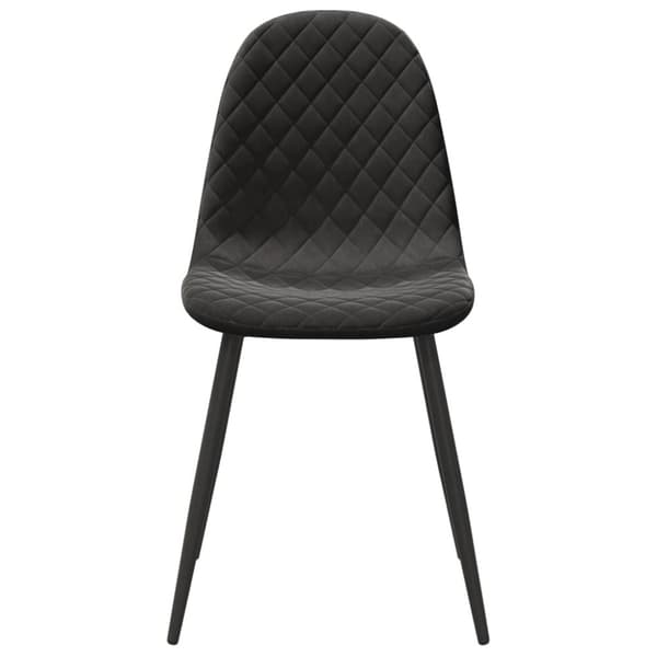 vidaXL spisebordsstole 6 stk. velour sort