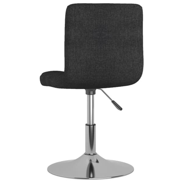 vidaXL drejelige spisebordsstole 6 stk. sort stof