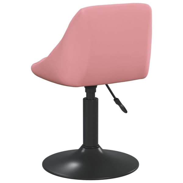 vidaXL Matstol rosa sammet