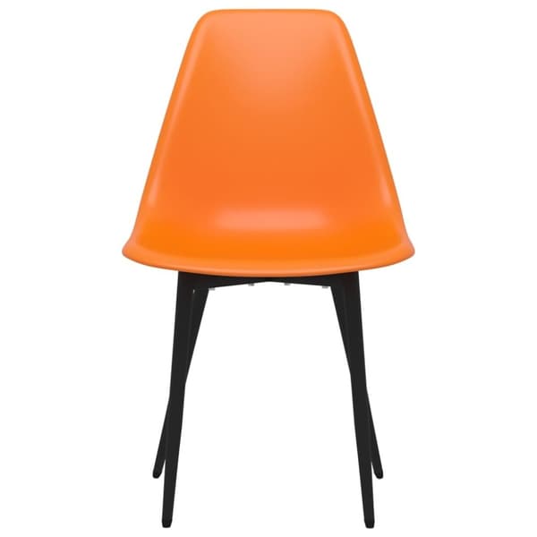 vidaXL Spisestoler 6 stk oransje PP