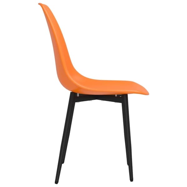 vidaXL Spisestoler 6 stk oransje PP