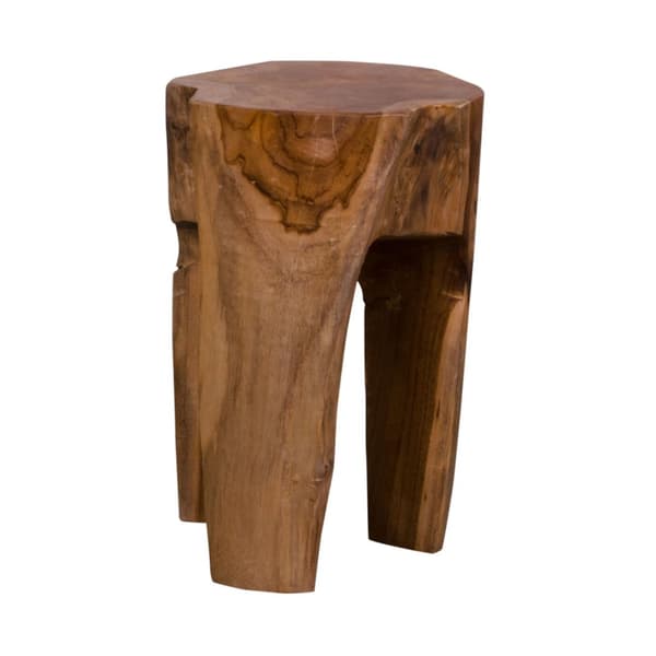 Rain pall i teak, natur.