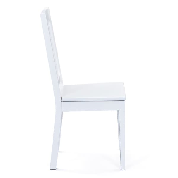 2 x Wright matstol vit.
