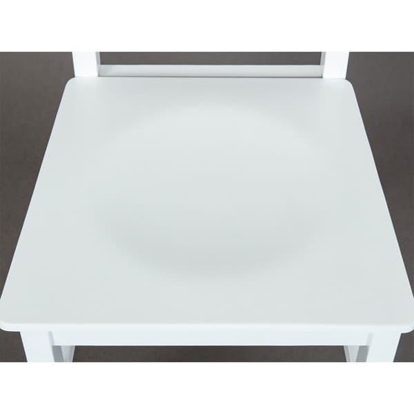 2 x Wright matstol vit.