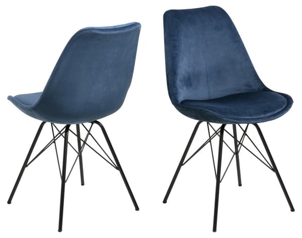 2 x  Erin spisestuestol blå.