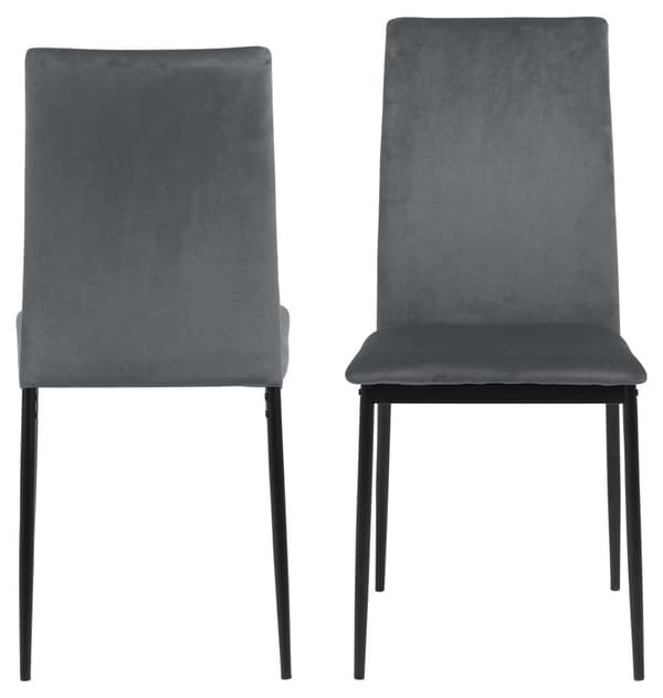 4 x Des spisestuestol grå.