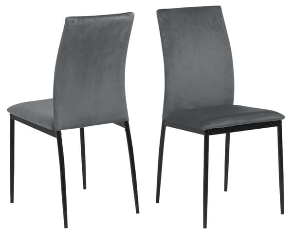 4 x  Des spisestuestol grå.