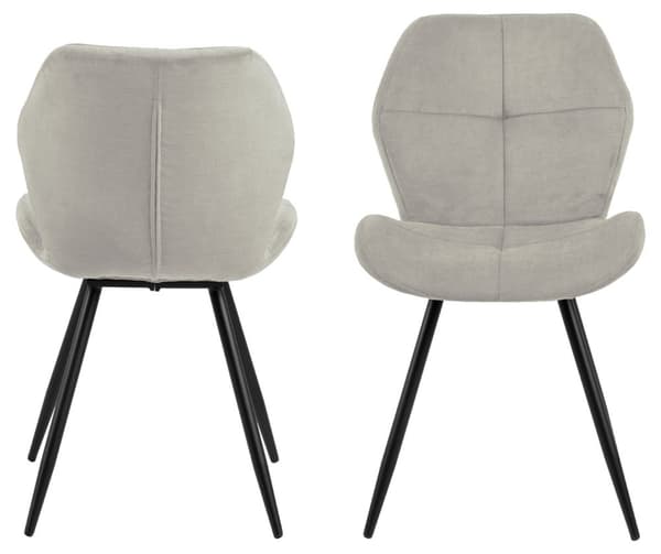 Petri matstol beige, svart.