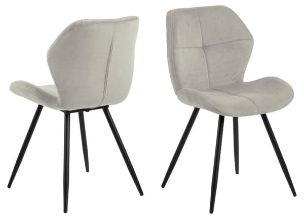 Petri matstol beige, svart.