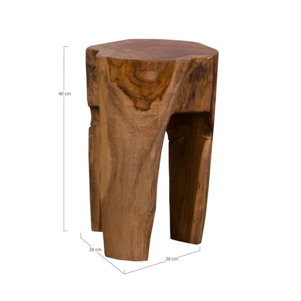 Rain krakk i teak natur.
