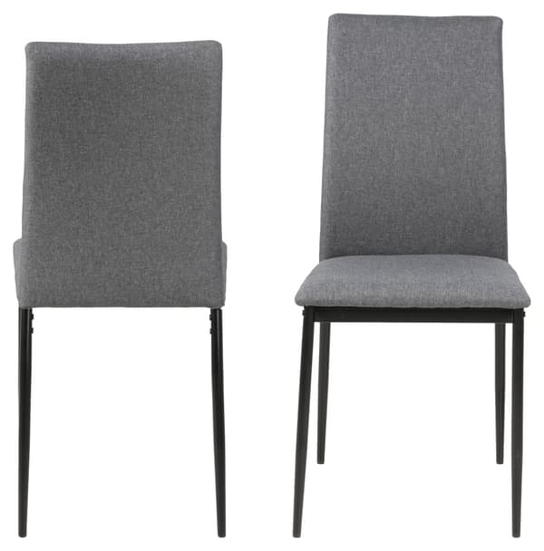 4 x Des spisestuestoler grå.