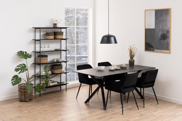 2 x Ranja spisestuestoler med armlene svart.