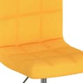 Miniatyrbillede 7 af 10: vidaXL drejelige spisebordsstole 6 stk. stof gul