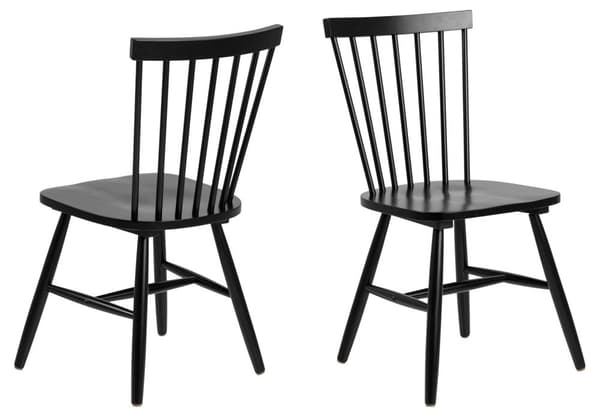 2 x Riano matstol svart.
