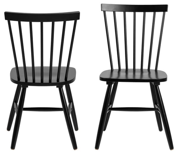 2 x Riano spisestuestoler svart.
