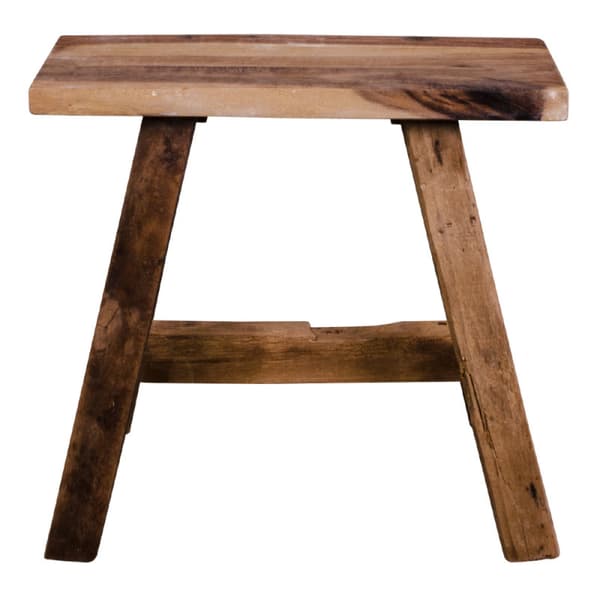 Billy benk 50 cm i teak natur. Leveres ferdig montert.