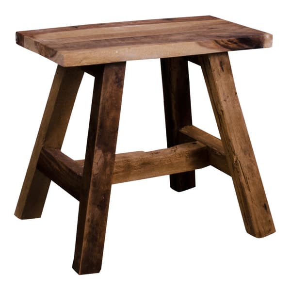 Billy benk 50 cm i teak natur. Leveres ferdig montert.