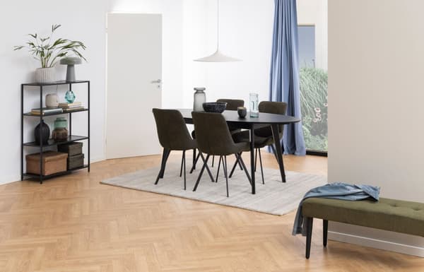 2 x Waylor spisestuestoler antrasitt, svart.