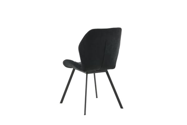 2 x  Gemma spisestuestol sort.