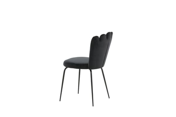 2 x Limhamn spisestuestoler velour svart.
