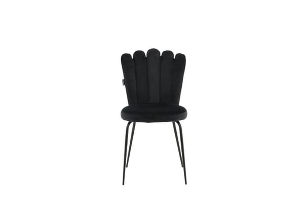 2 x Limhamn spisestuestoler velour svart.