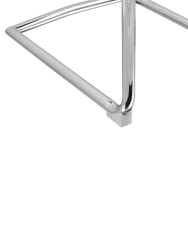 Stoler 2 stk hvit kunstskinn moderne design
