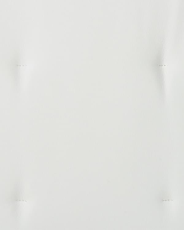 Stoler 2 stk hvit kunstskinn moderne design