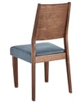 Miniatyrbilde 6 av 10: Sett med 2 Spisestuestoler Mørkt Tre Gummitre Setepute Aksent Spisesete Moderne Tradisjonell Design