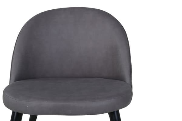 2 x Velvet matstol velour grå.