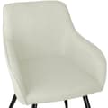 Miniatyrbillede 7 af 10: Stol Marilyn - creme/sort